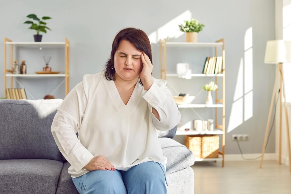women sitting worried looking for menopausal weight gain solution and bhrt therapy
