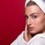 European facial before and after results showing brighter, smoother, and glowing skin