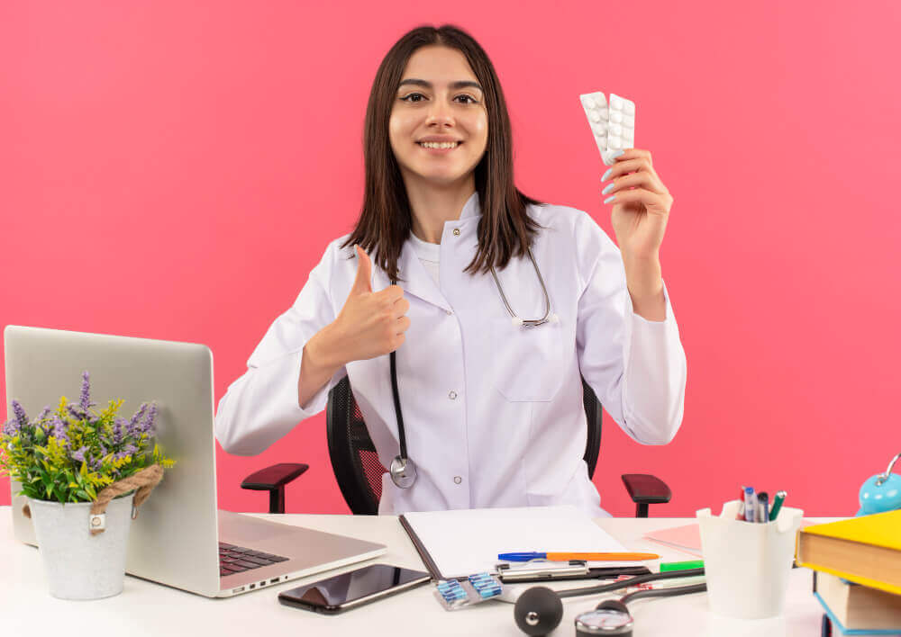 woman holding cash and smiling representing affordable medspa financing options