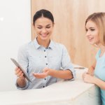 Client consulting with medspa specialist about treatment and financing options in Tampa